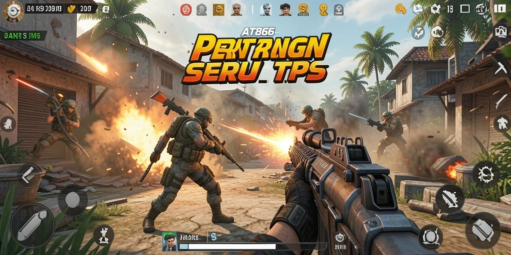 Gameplay mendebarkan dengan aksi pertempuran strategis di AT866.