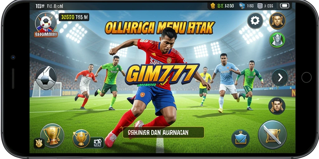 Tangkapan layar utama GIM777 menampilkan aksi-aksi mendebarkan dalam pertandingan olahraga.