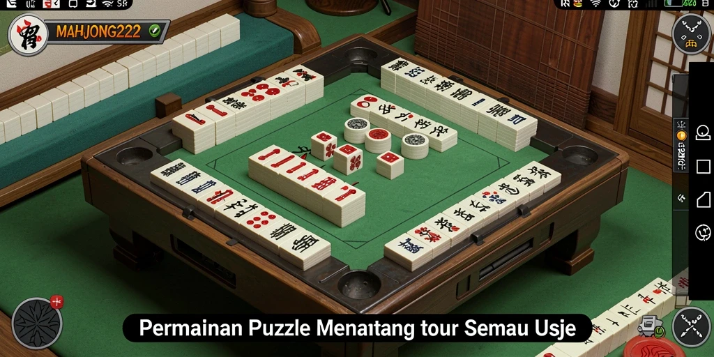 Tampilan gameplay MAHJONG222 yang menawan dan menantang.