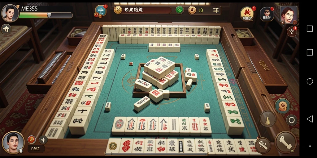 Screenshot utama ME355 yang menunjukkan aksi gameplay Mahjong yang menantang.