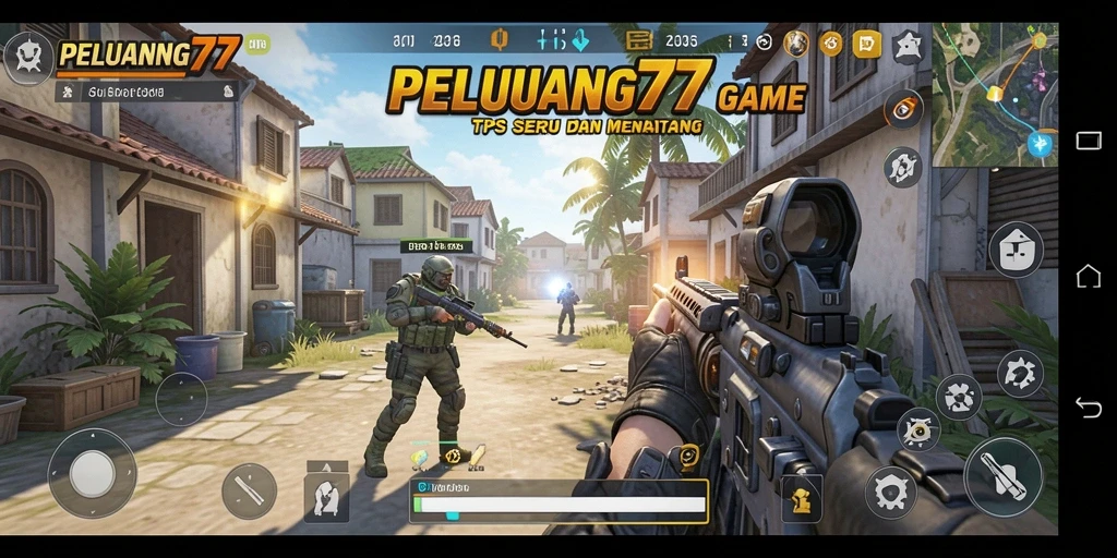 Screenshot gameplay PELUANG77 menampilkan aksi intens dan grafis menawan.