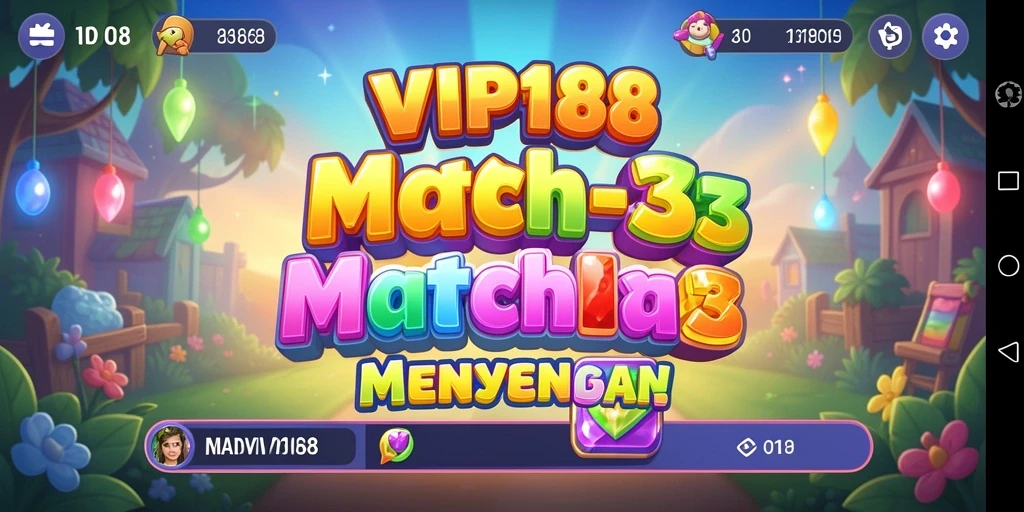 Tampilan gameplay seru dan penuh warna dari VIP188.