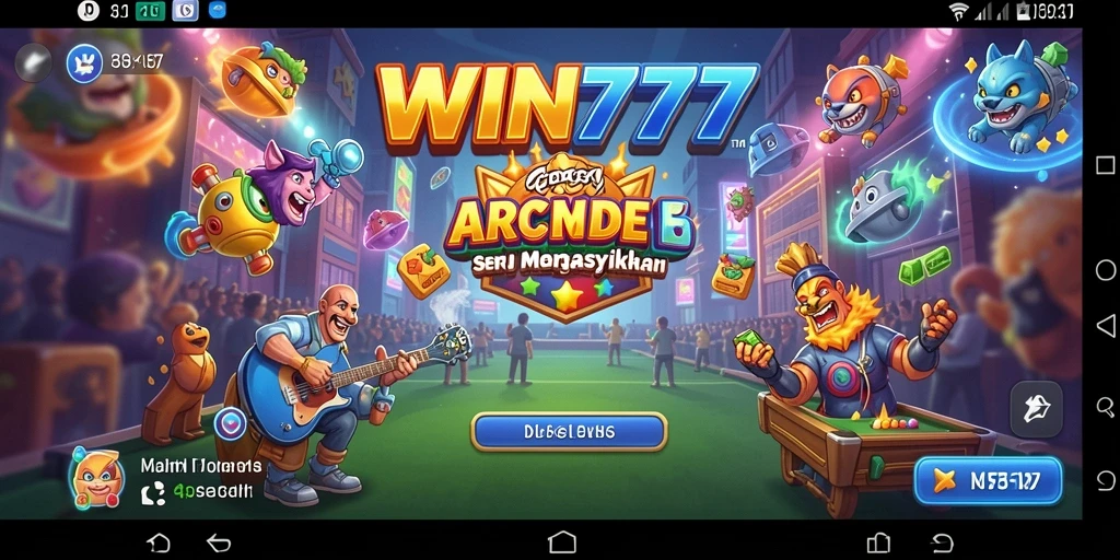 Screenshot dari gameplay seru WIN777 yang penuh tantangan arcade.